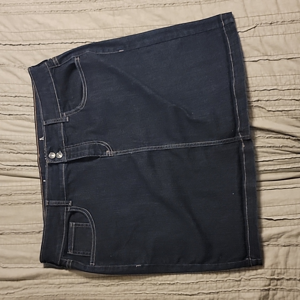 Size 16 Denim Mini Skirt Old Navy